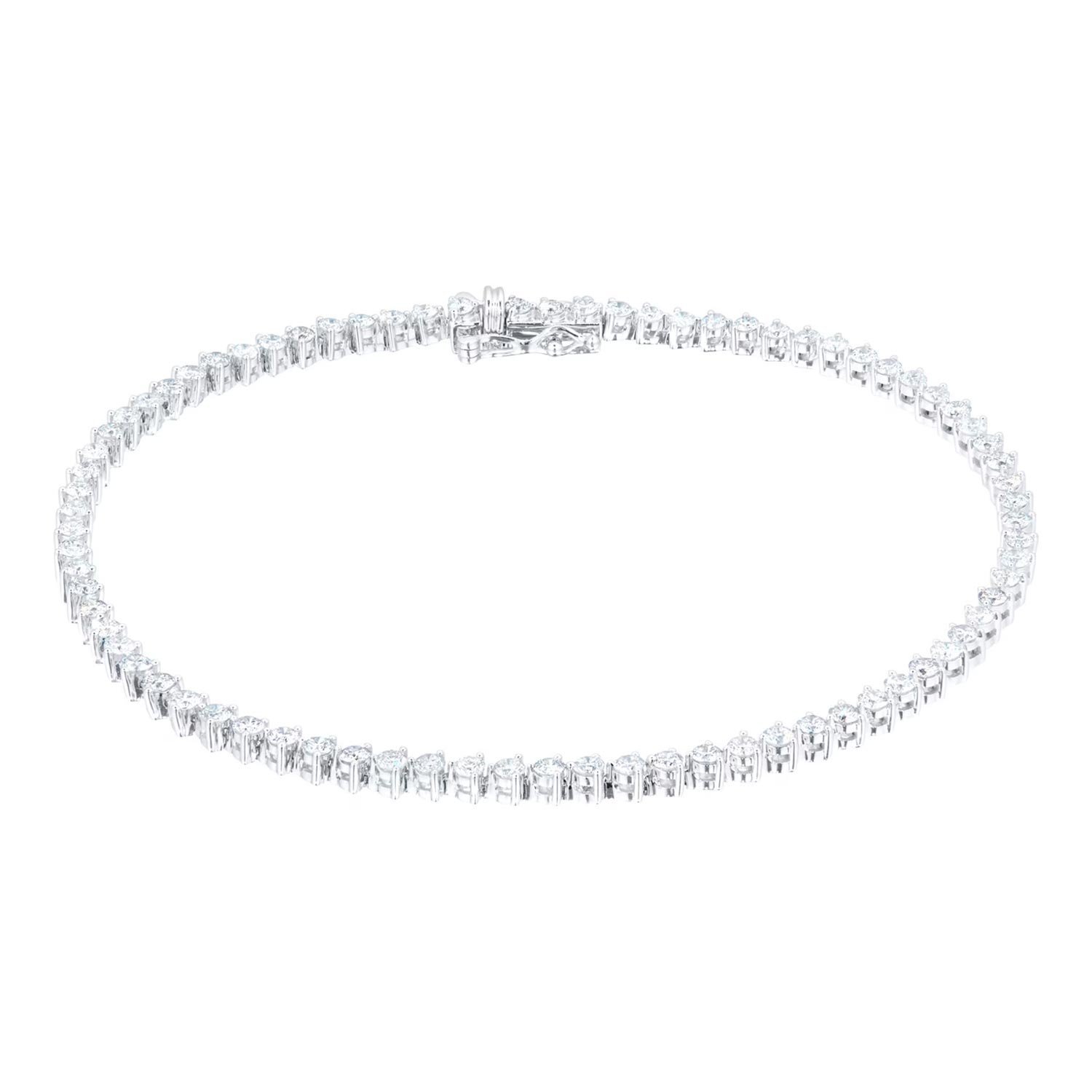 Bracelet en or blanc 18 carats 2 carats