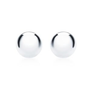 Boucles d’oreilles boule en argent sterling 4mm