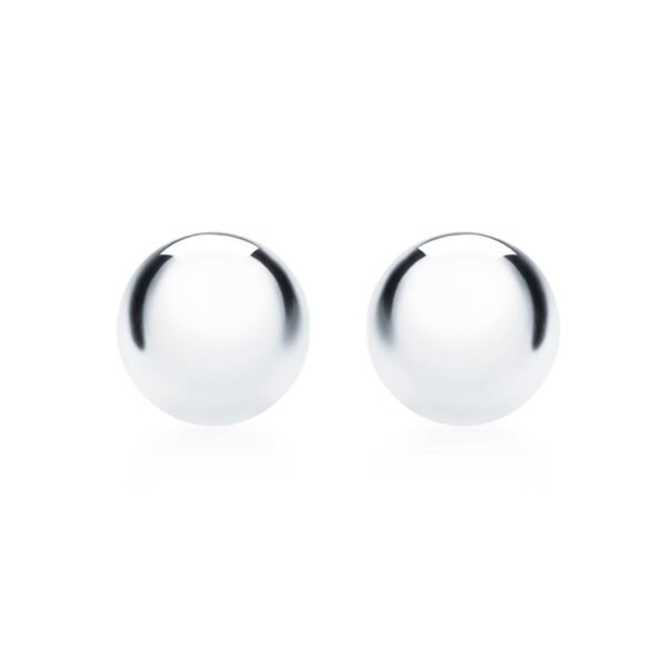 Boucles d’oreilles boule en argent sterling 4mm